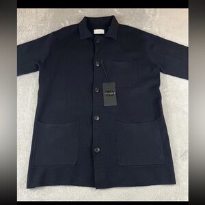 7 Diamonds mens Black Breckenridge Button Up Sweater size medium NEW